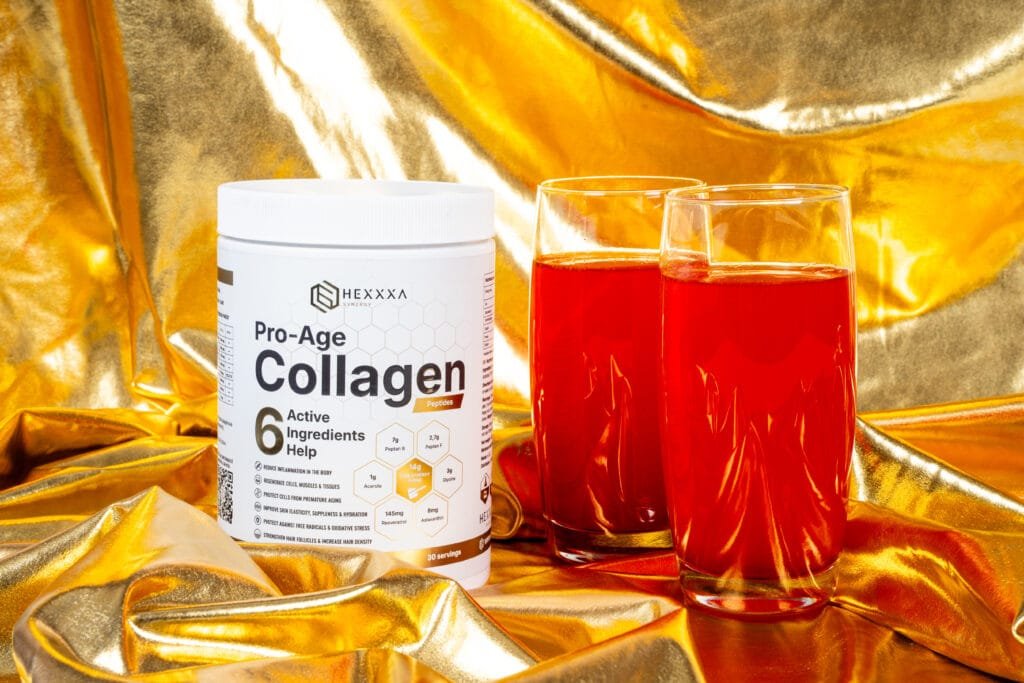Pro-Age Collagen a pripravený nápoj
